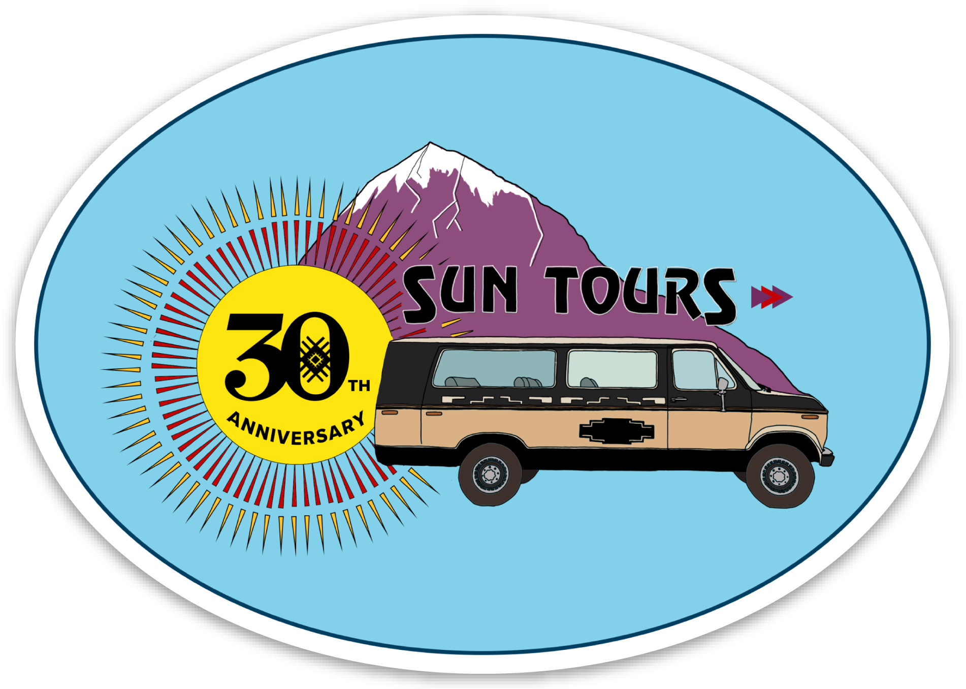 30th Anniversary Stickers