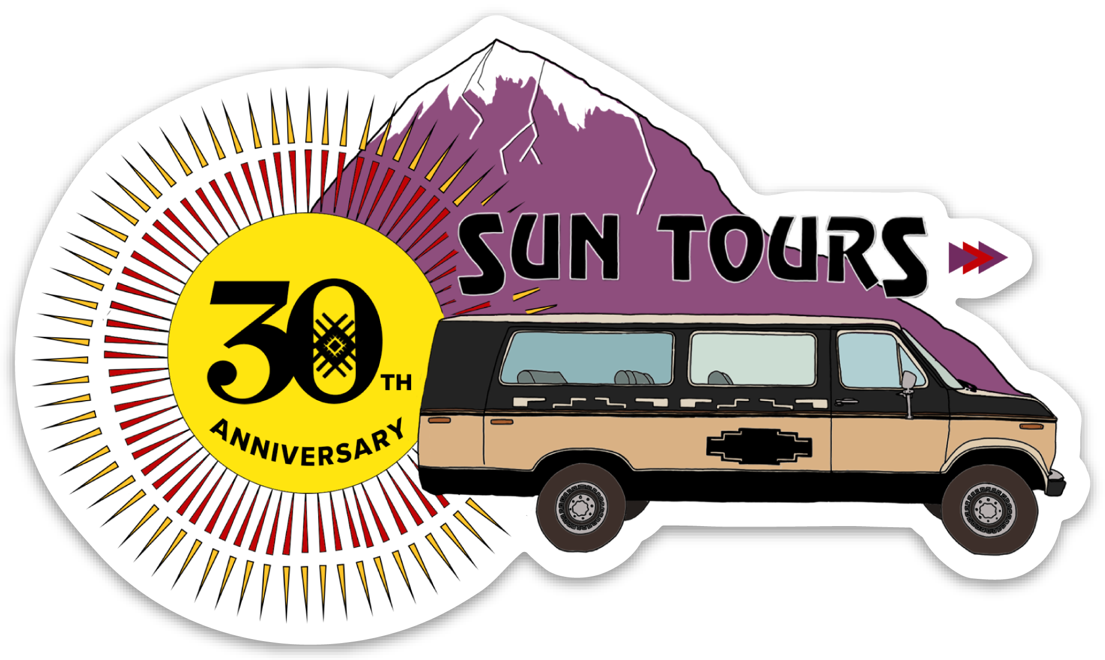 30th Anniversary Stickers