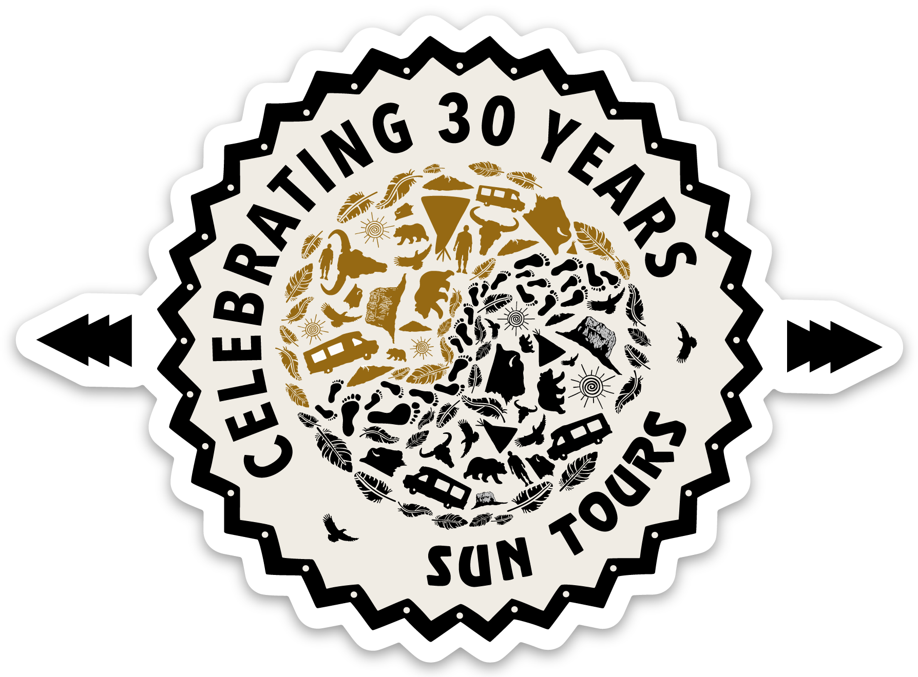 30th Anniversary Stickers
