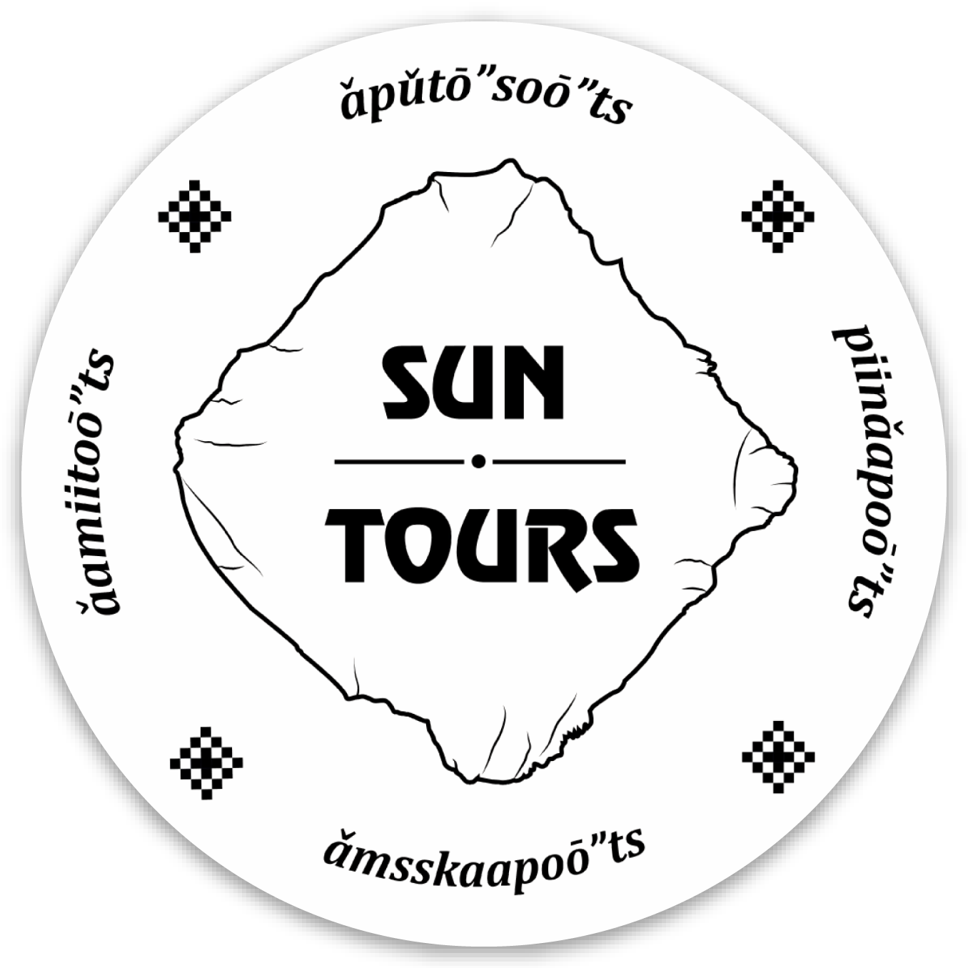 4 Directions Sticker